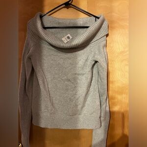 Sunday Best large organic cotton and cashmere grey sweater NWT